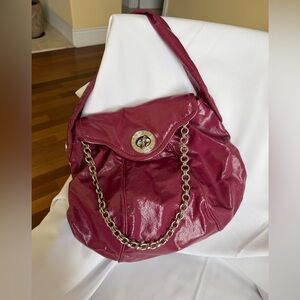 Marc Jacobs Shiny Red Chain Shoulder Bag